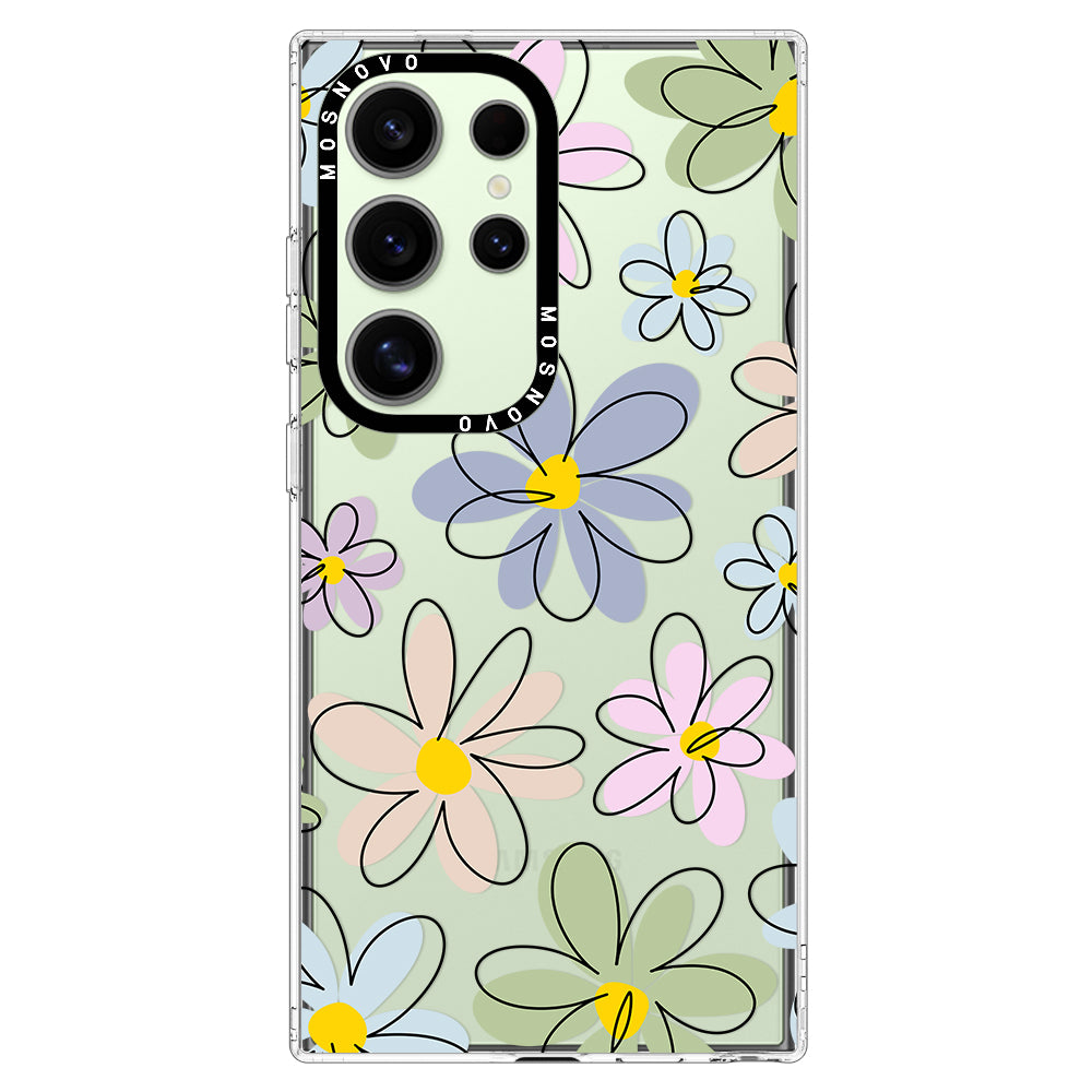 Linear Blooms Phone Case - Samsung Galaxy S24 Ultra Case