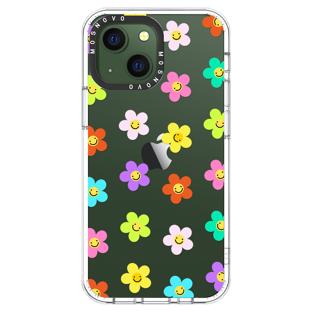 Smile Floral Phone Case - iPhone 13 Mini Case