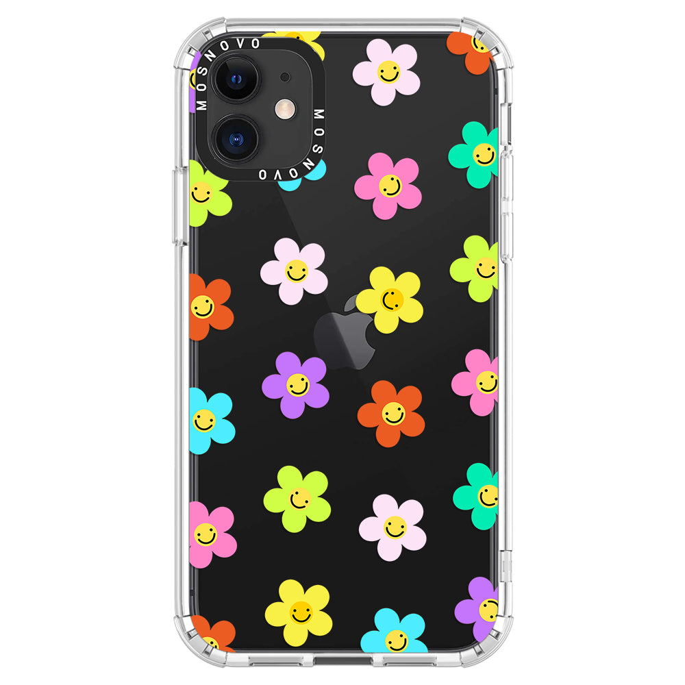 Smile Floral Phone Case - iPhone 11 Case