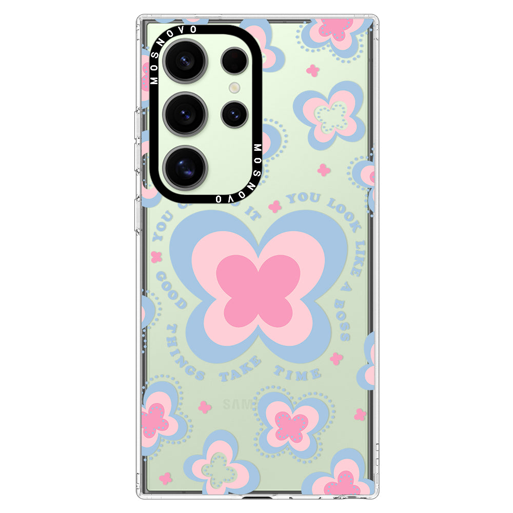 Blooming Butterflies Phone Case - Samsung Galaxy S24 Ultra Case