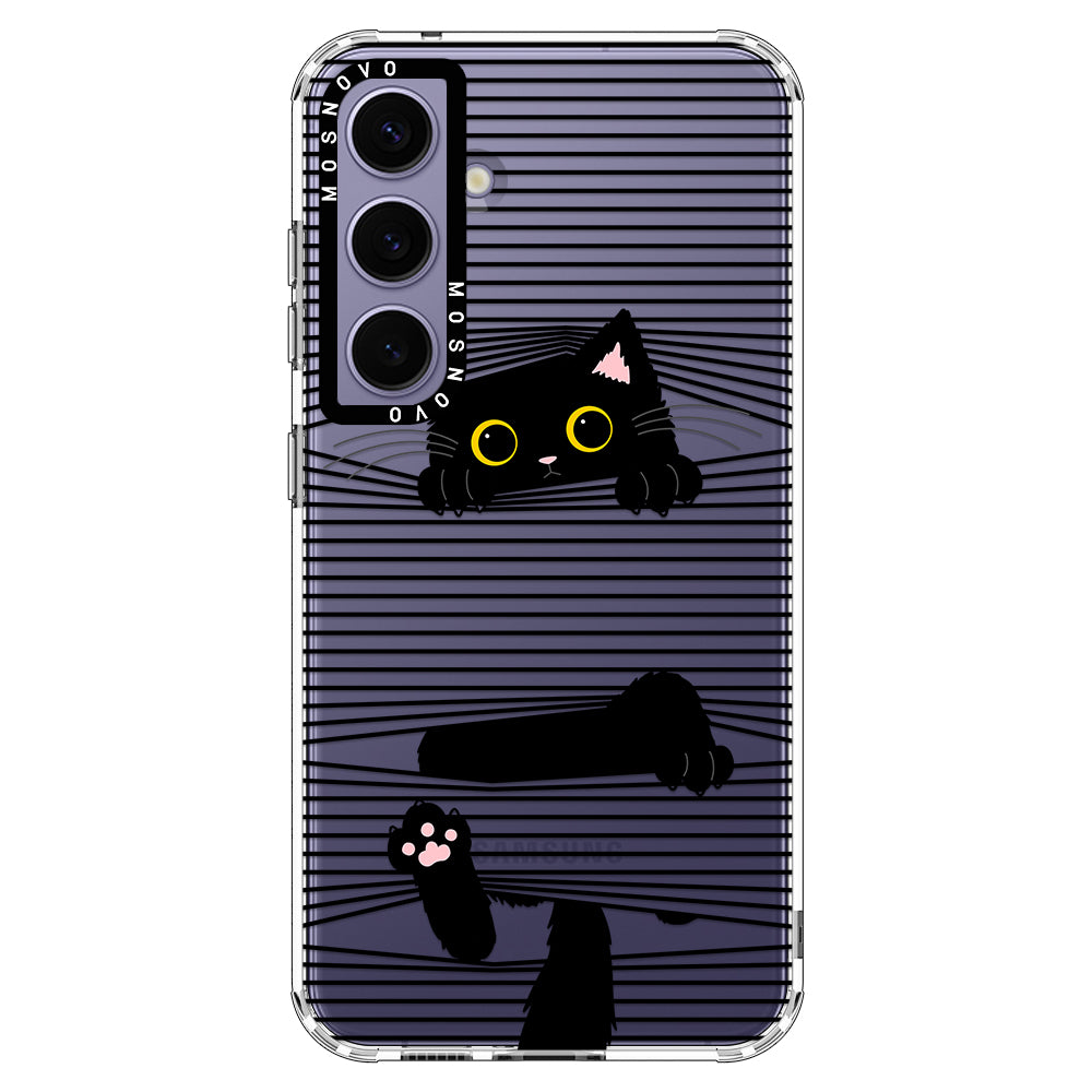 Hidden Black Cat Phone Case - Samsung Galaxy S24 Plus Case