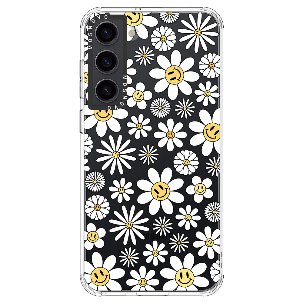 Happy Daisy Blooms Phone Case - Samsung Galaxy S23 Plus Case