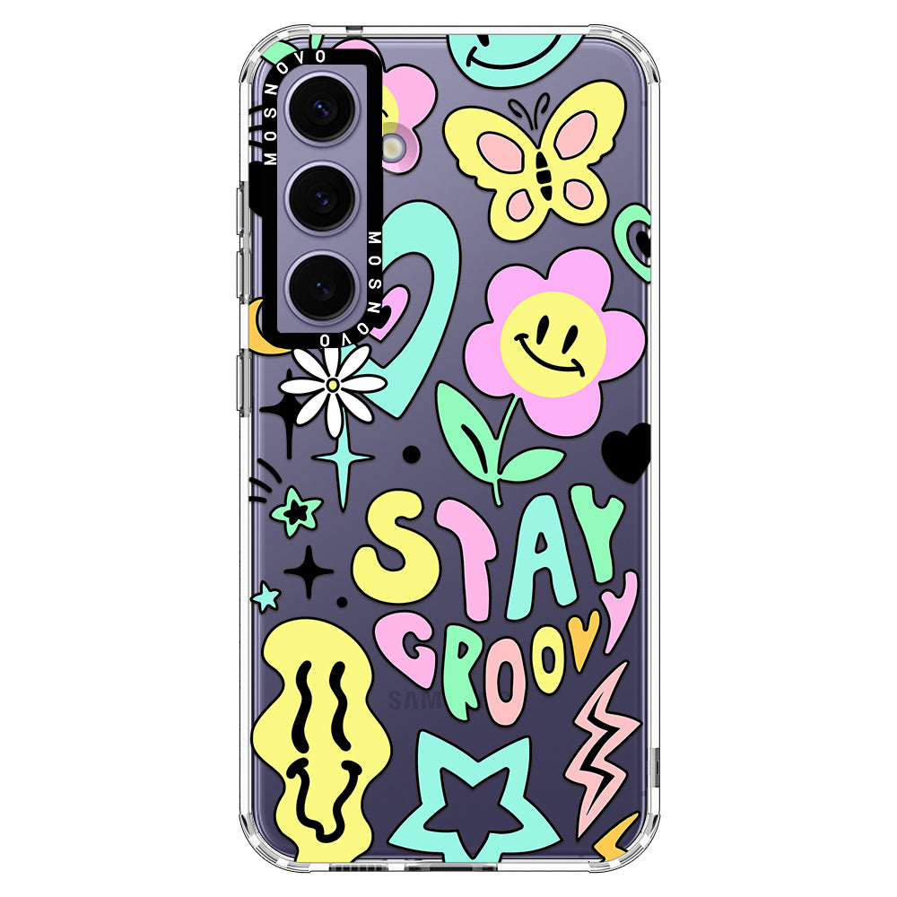 Stay Groovy Phone Case - Samsung Galaxy S24 Plus Case