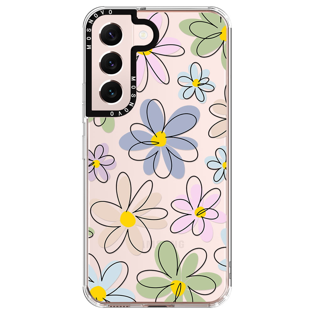 Linear Blooms Phone Case - Samsung Galaxy S22 Case