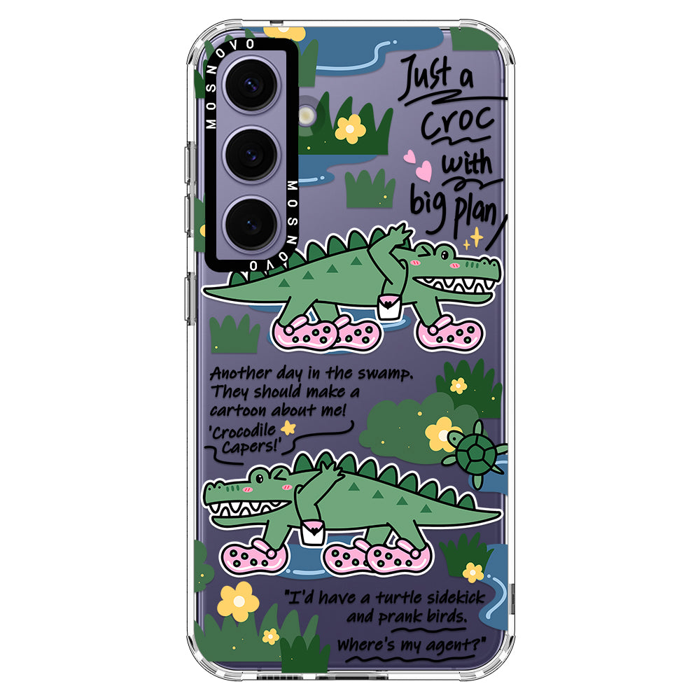 Croc with Big Plan Phone Case - Samsung Galaxy S24 Plus Case