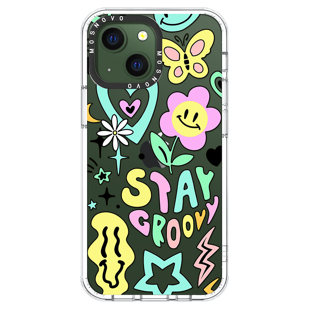 Stay Groovy Phone Case - iPhone 13 Mini Case