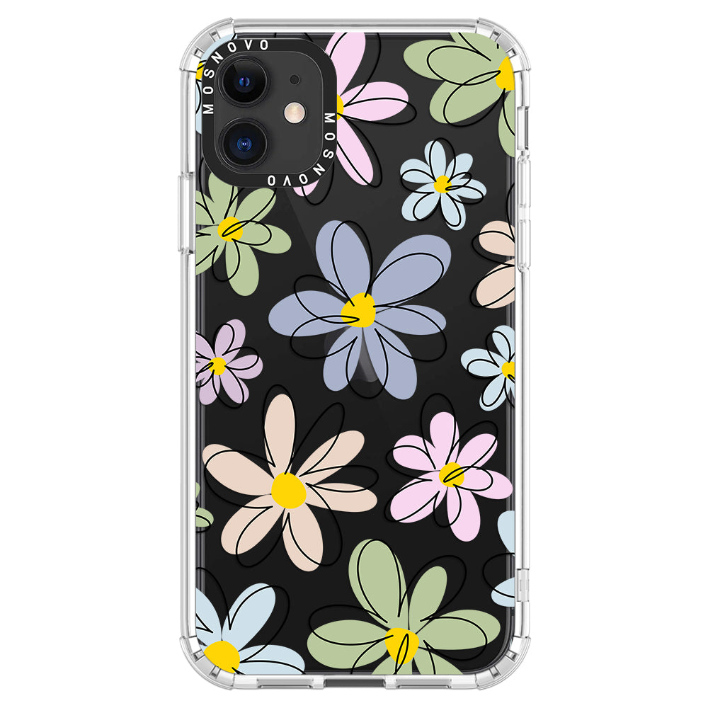 Linear Blooms Phone Case - iPhone 11 Case