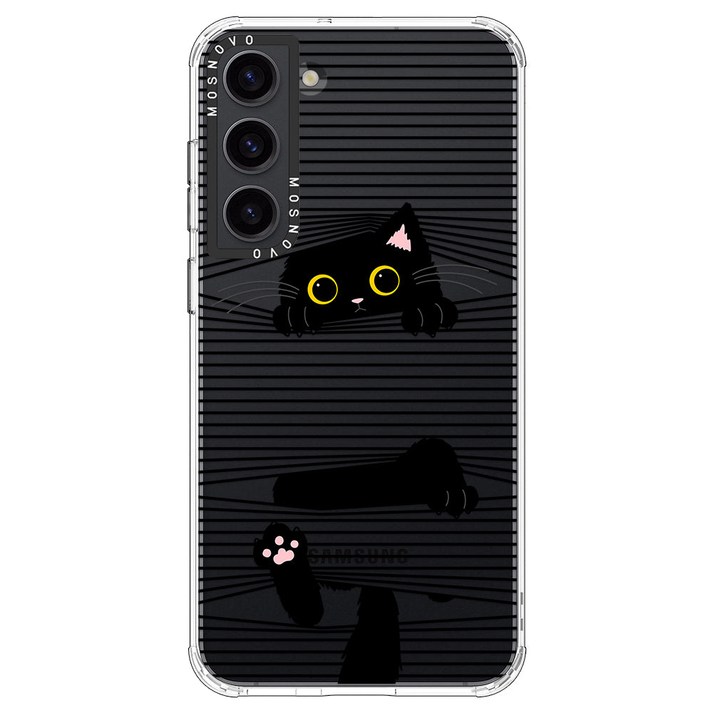 Hidden Black Cat Phone Case - Samsung Galaxy S23 Plus Case