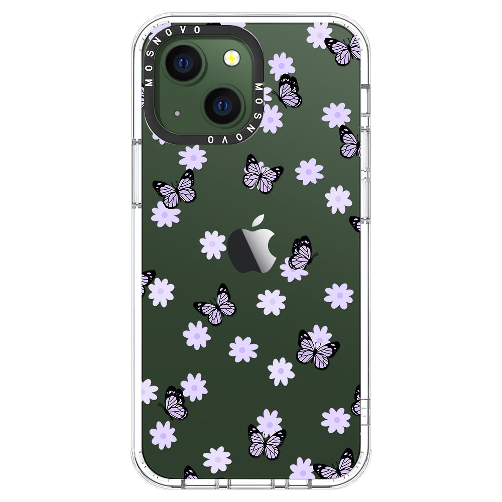 Lilac Butterfly Phone Case - iPhone 13 Case