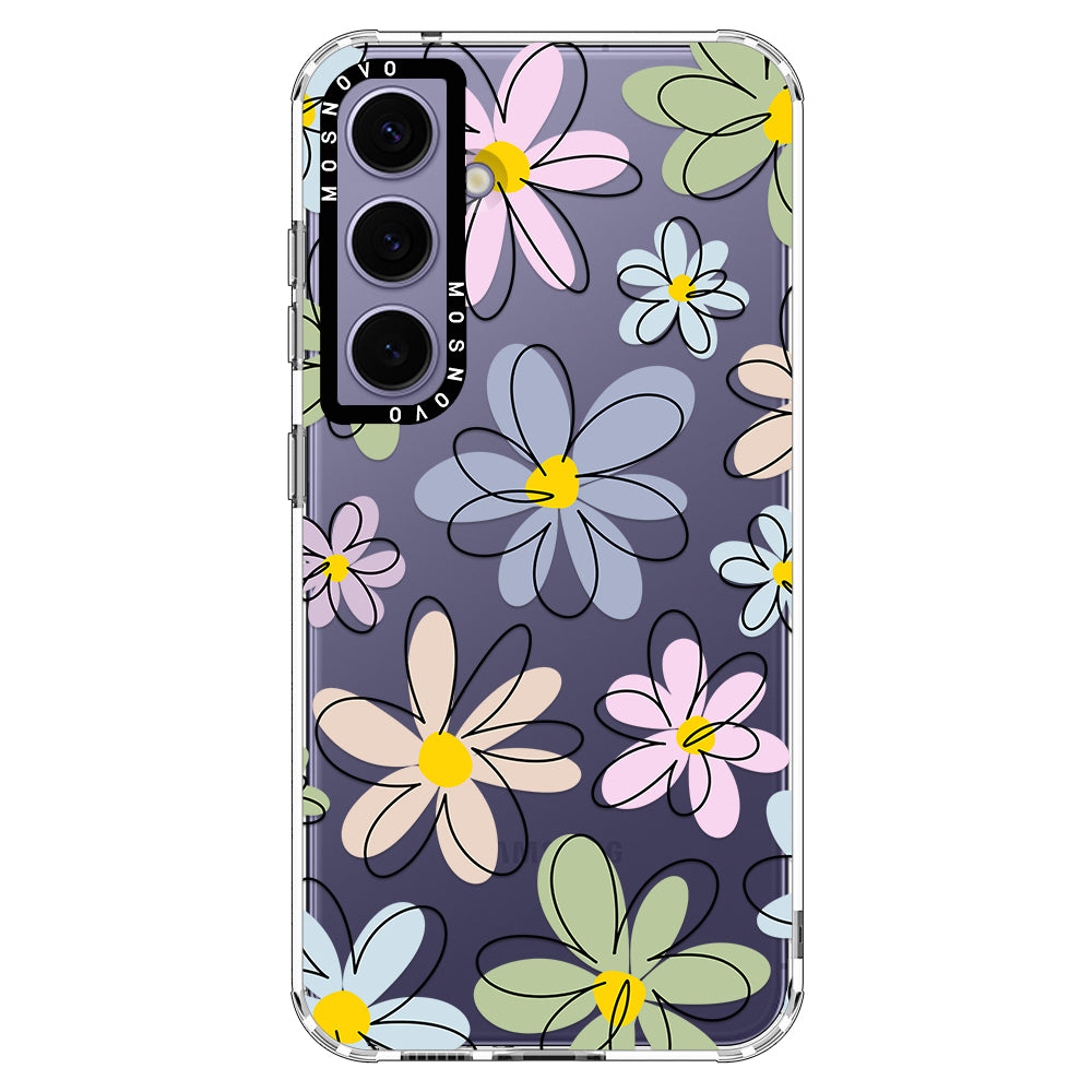 Linear Blooms Phone Case - Samsung Galaxy S24 Plus Case