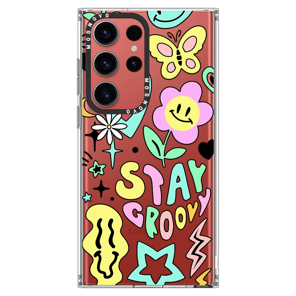 Stay Groovy Phone Case - Samsung Galaxy S23 Ultra Case