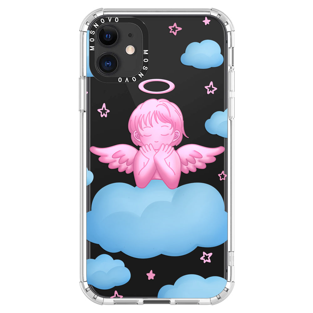 Pink Serenity Angel Phone Case - iPhone 11 Case