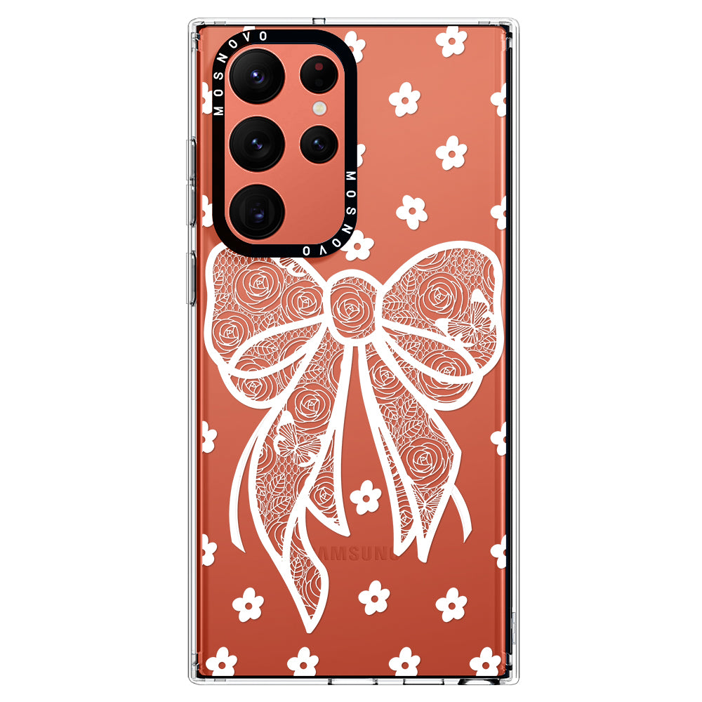 Lacey Bow Phone Case - Samsung Galaxy S22 Ultra Case