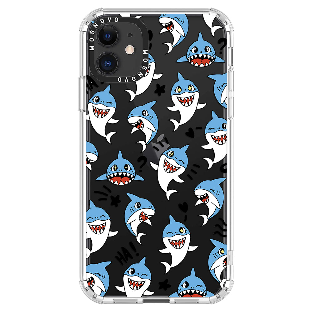 Cute Sharks Phone Case - iPhone 11 Case