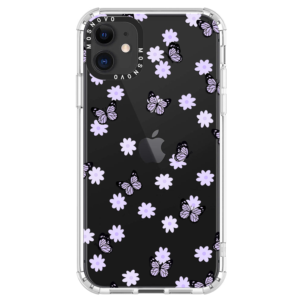 Lilac Butterfly Phone Case - iPhone 11 Case