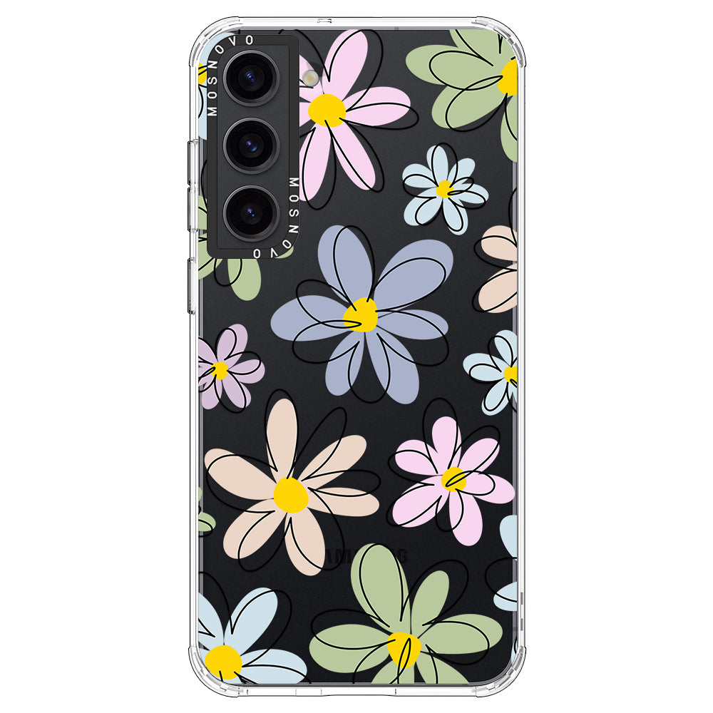 Linear Blooms Phone Case - Samsung Galaxy S23 Plus Case