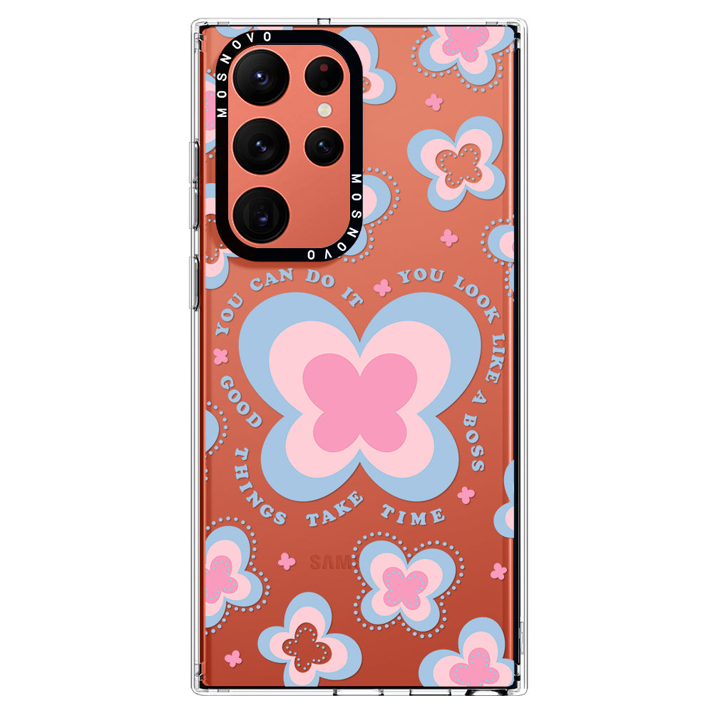 Blooming Butterflies Phone Case - Samsung Galaxy S22 Ultra Case