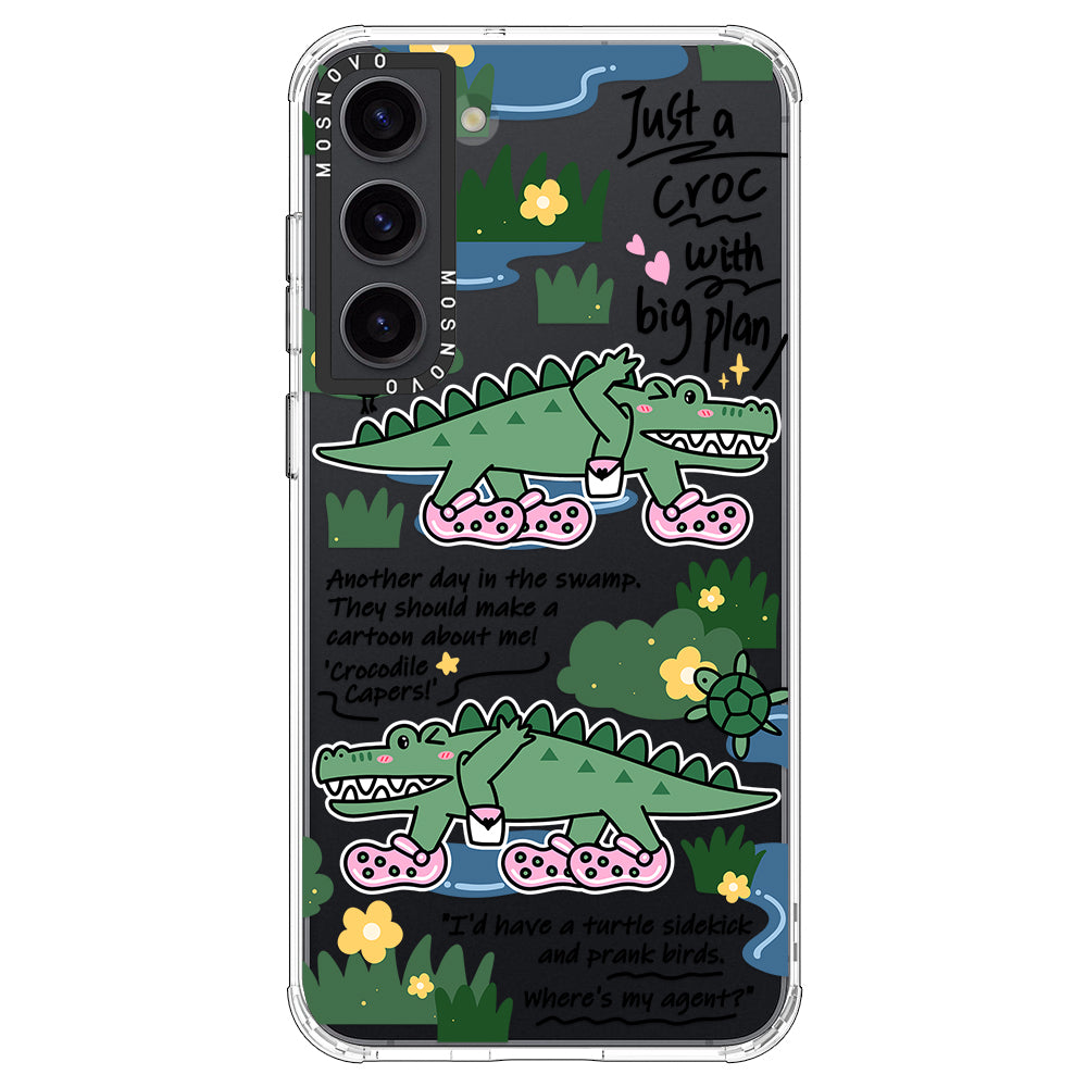 Croc with Big Plan Phone Case - Samsung Galaxy S23 Plus Case