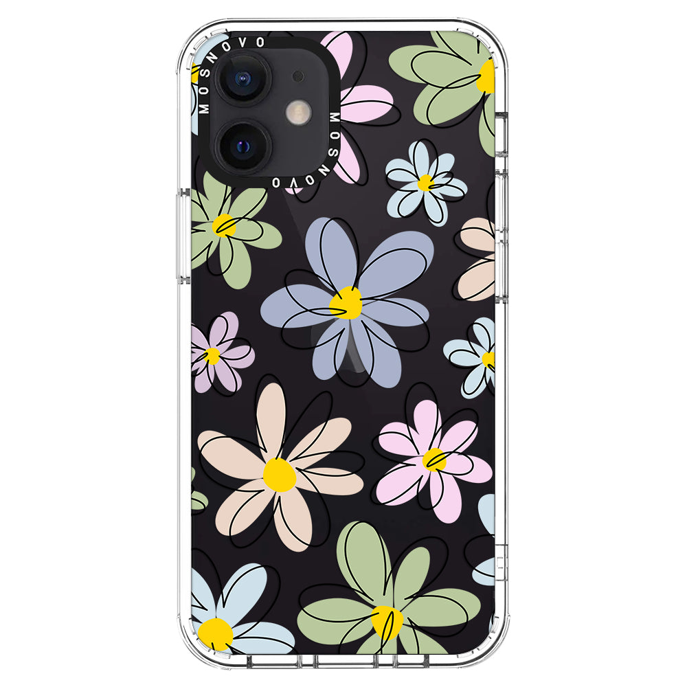 Linear Blooms Phone Case - iPhone 12 Case