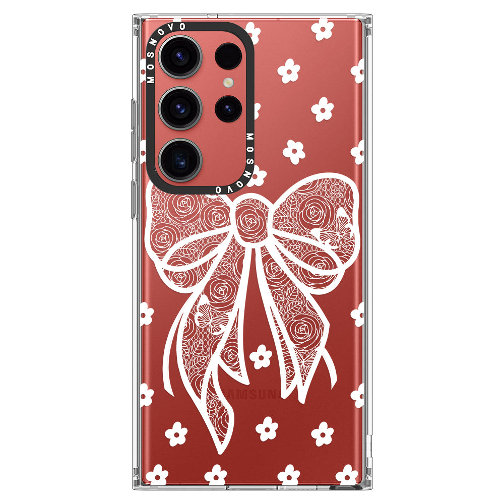 Lacey Bow Phone Case - Samsung Galaxy S23 Ultra Case