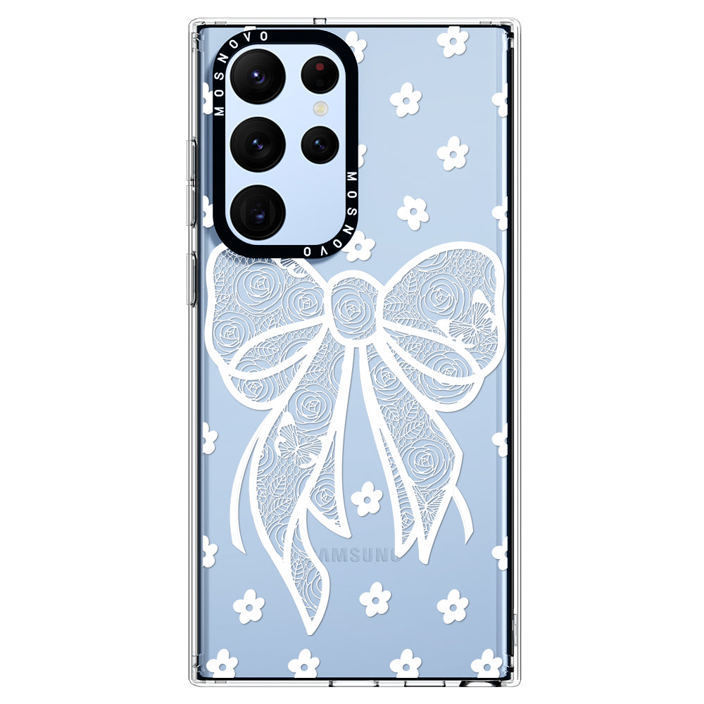 Lacey Bow Phone Case - Samsung Galaxy S22 Ultra Case