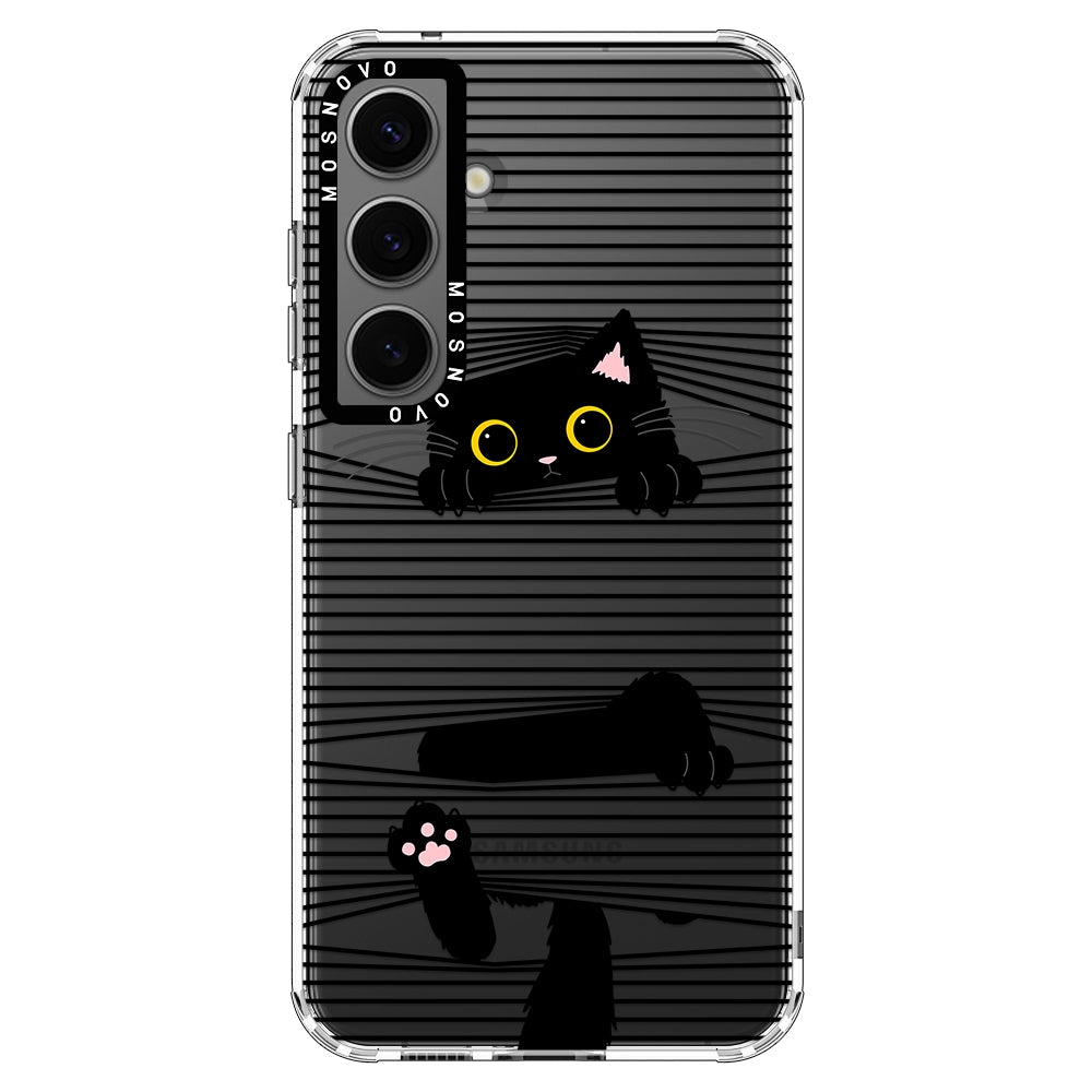 Hidden Black Cat Phone Case - Samsung Galaxy S24 Case