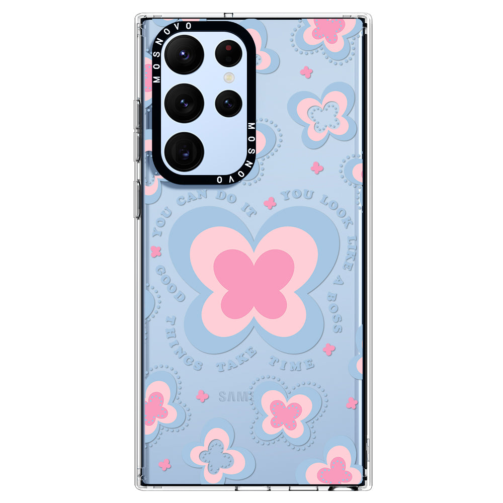 Blooming Butterflies Phone Case - Samsung Galaxy S22 Ultra Case