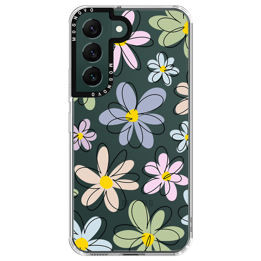 Linear Blooms Phone Case - Samsung Galaxy S22 Case