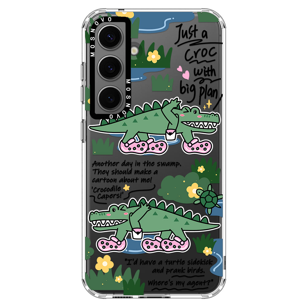 Croc with Big Plan Phone Case - Samsung Galaxy S24 Plus Case