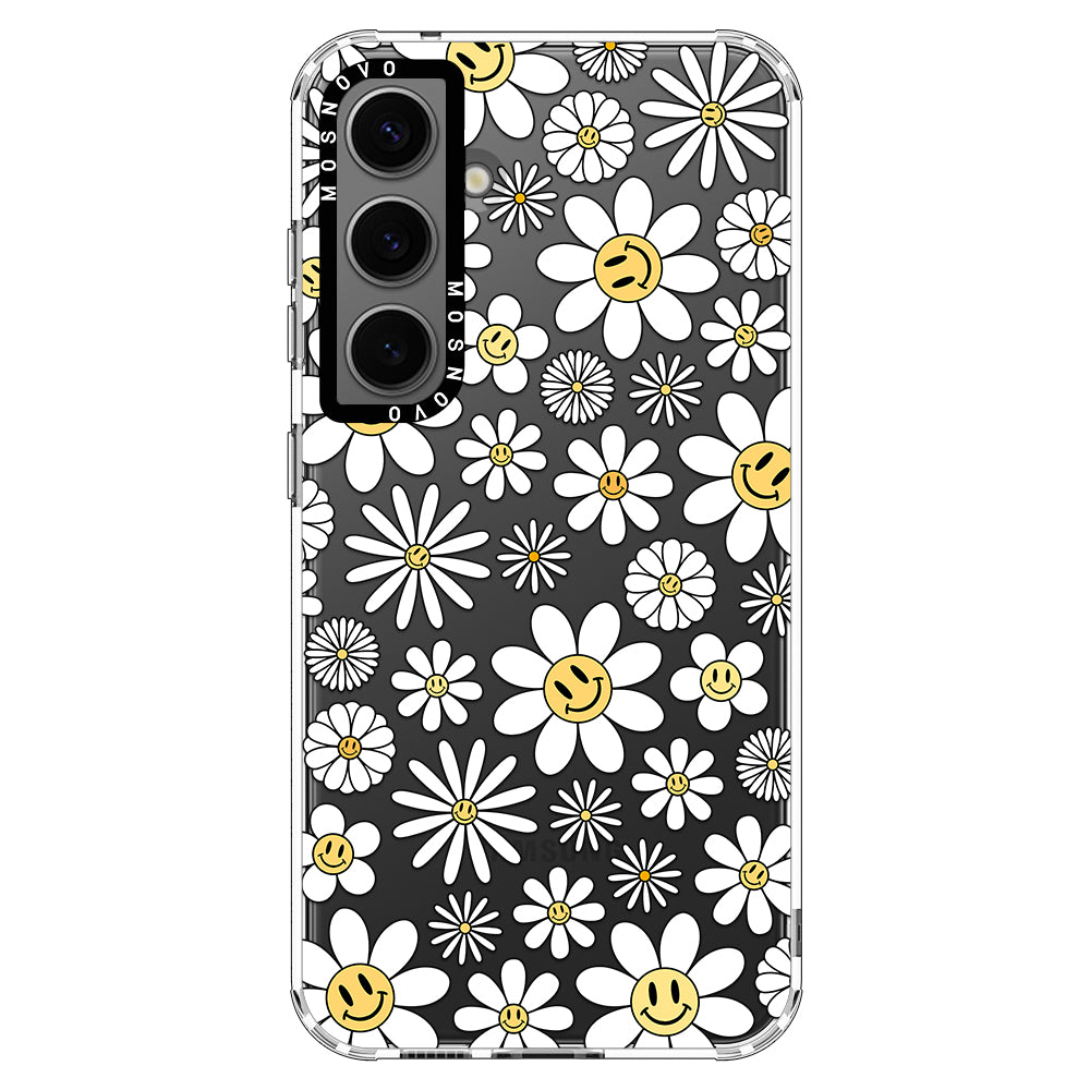 Happy Daisy Blooms Phone Case - Samsung Galaxy S24 Case