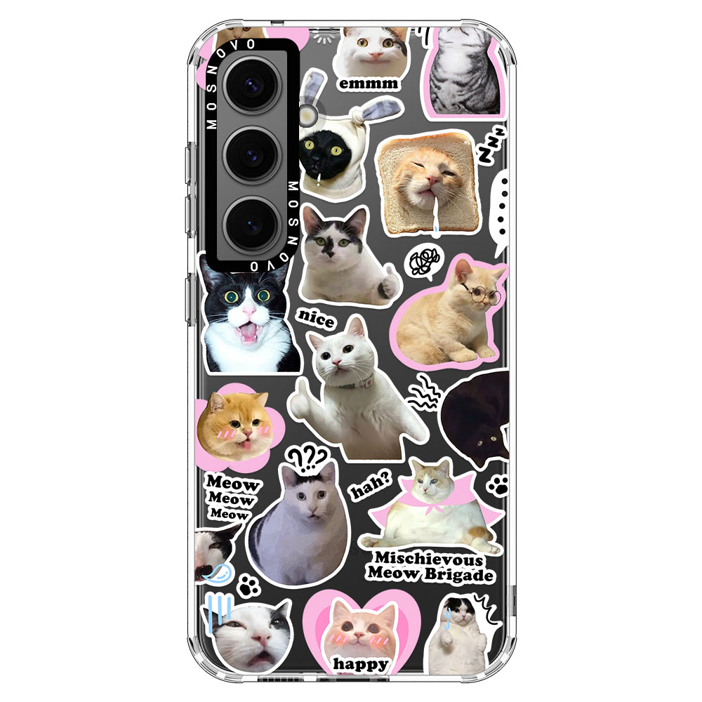 The Cat Brigade Phone Case - Samsung Galaxy S24 Plus Case