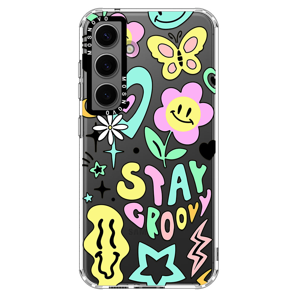 Stay Groovy Phone Case - Samsung Galaxy S24 Plus Case