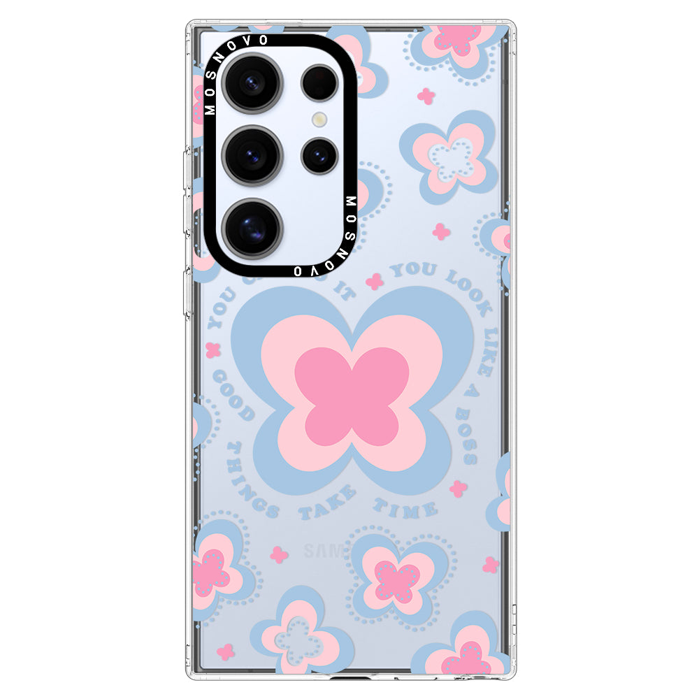 Blooming Butterflies Phone Case - Samsung Galaxy S24 Ultra Case