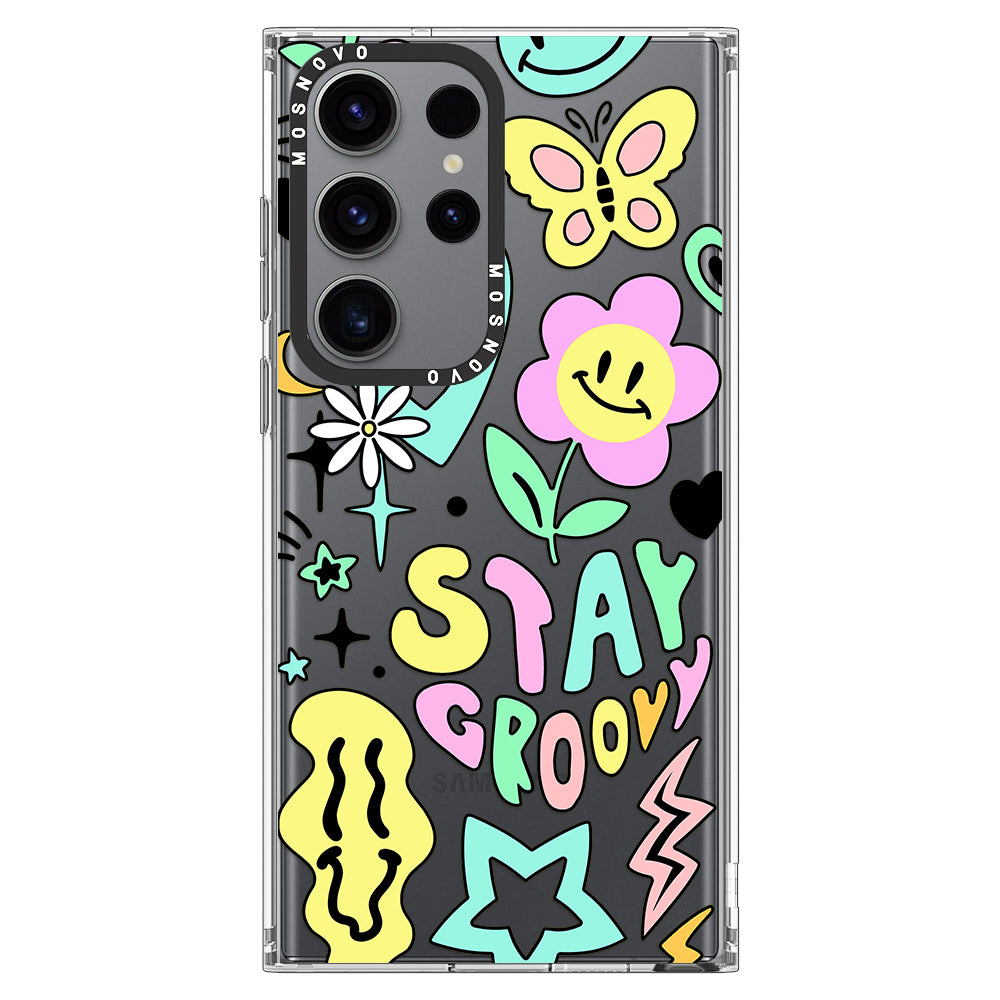 Stay Groovy Phone Case - Samsung Galaxy S23 Ultra Case