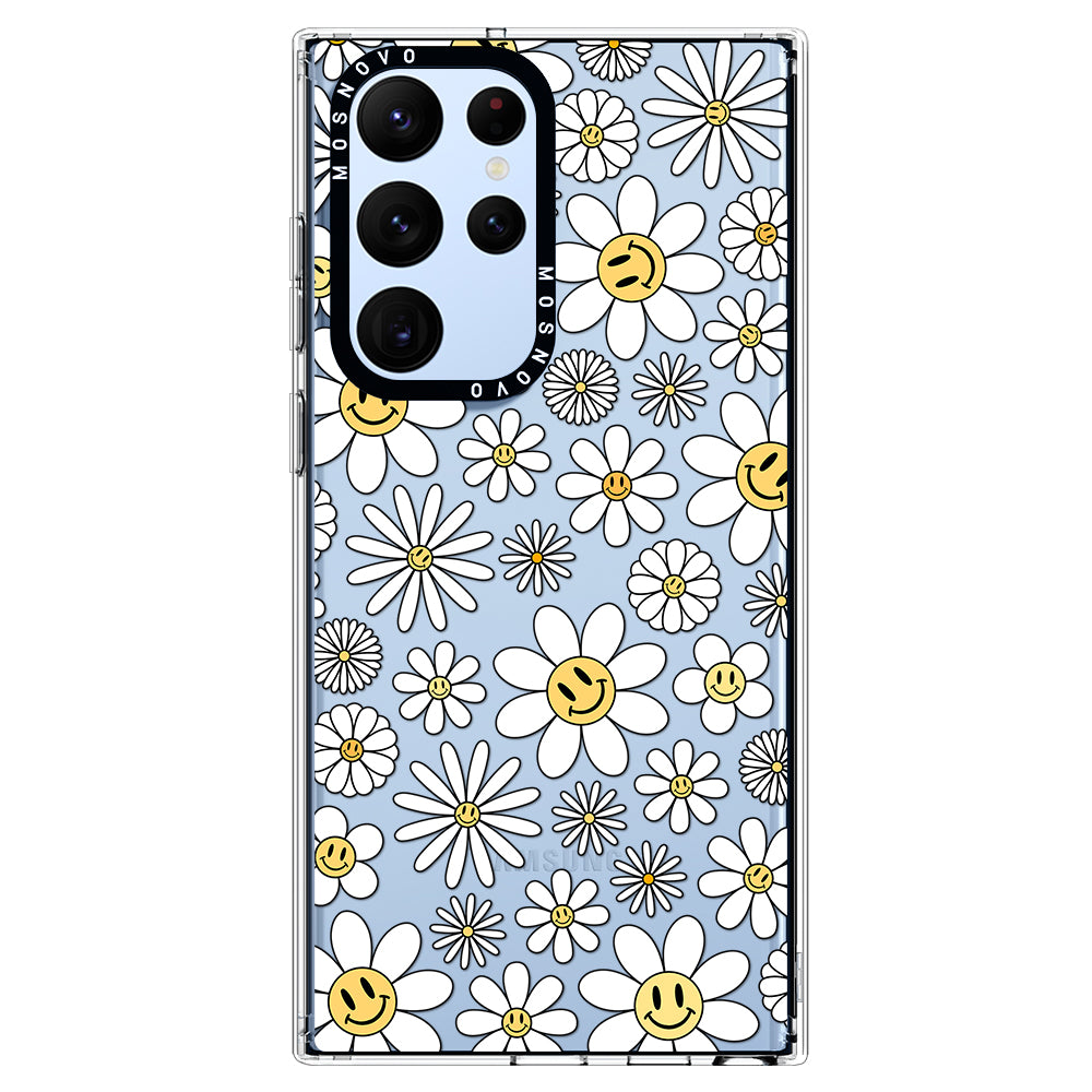 Happy Daisy Blooms Phone Case - Samsung Galaxy S22 Ultra Case