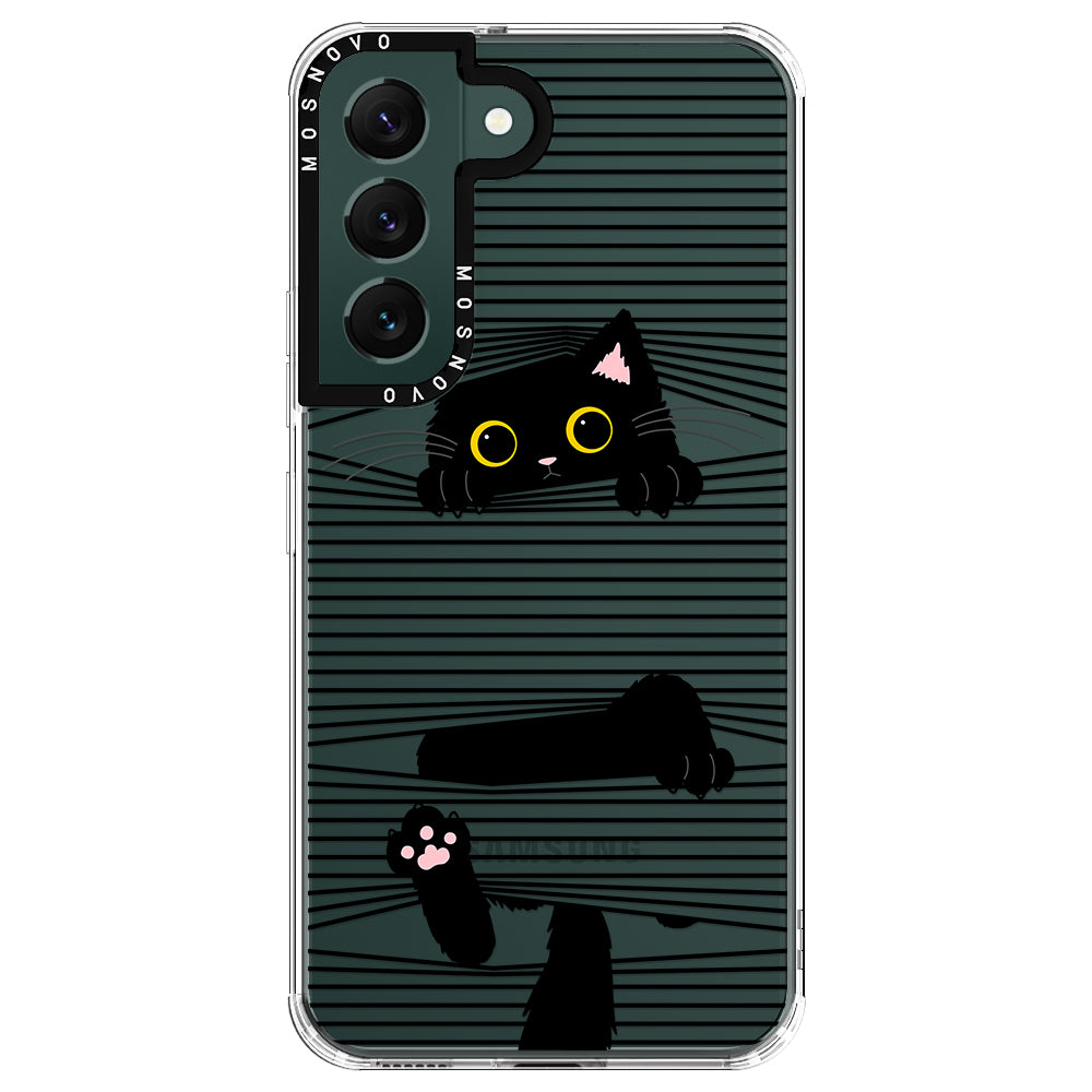 Hidden Black Cat Phone Case - Samsung Galaxy S22 Case