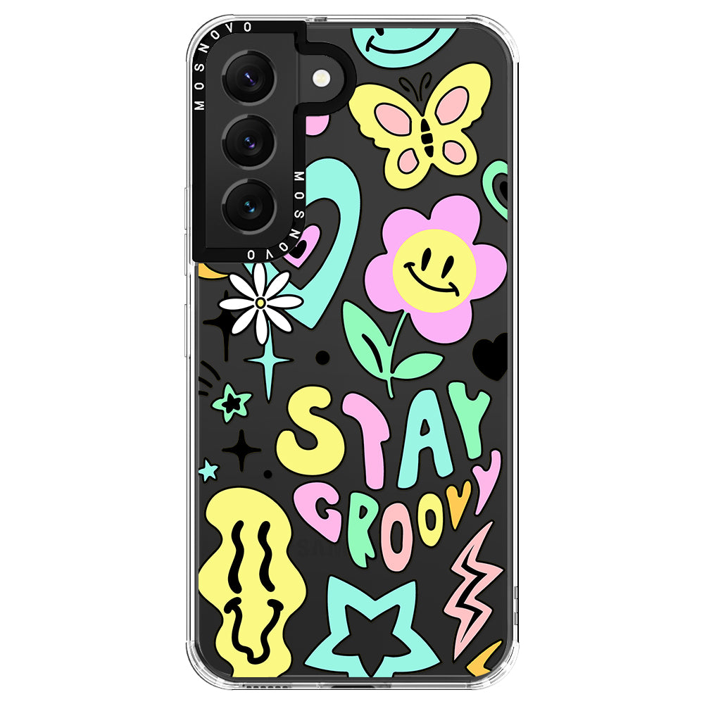 Stay Groovy Phone Case - Samsung Galaxy S22 Plus Case