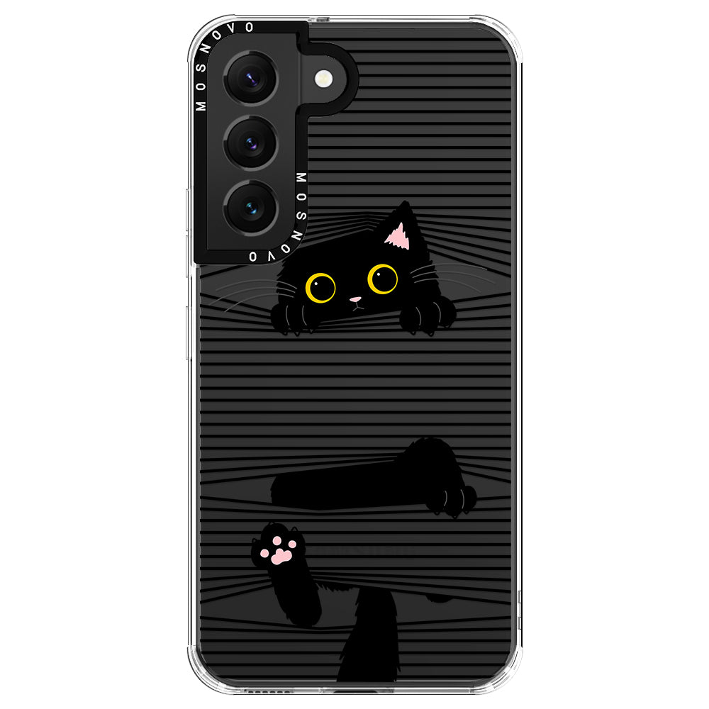 Hidden Black Cat Phone Case - Samsung Galaxy S22 Case