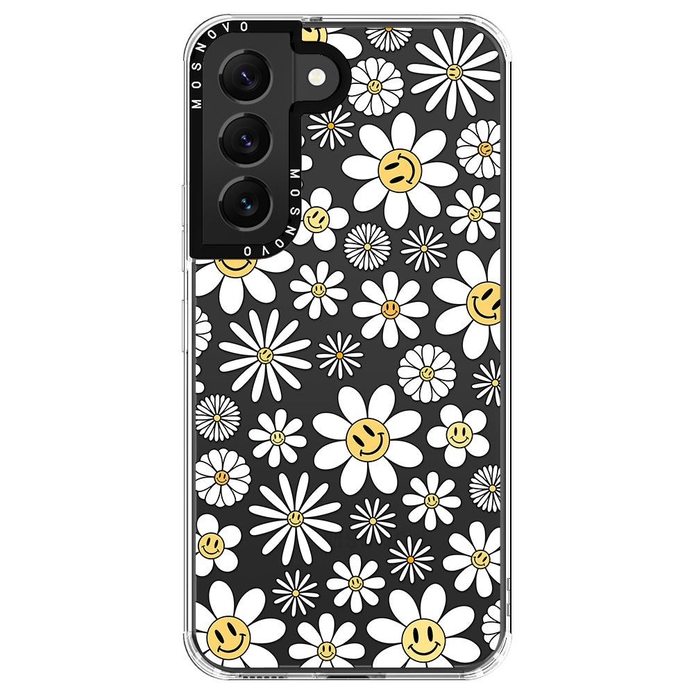 Happy Daisy Blooms Phone Case - Samsung Galaxy S22 Plus Case