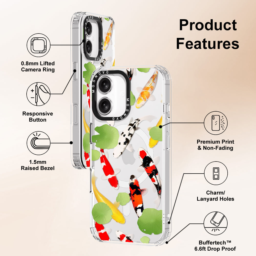 Koi Phone Case - iPhone 16 Plus Case - MOSNOVO