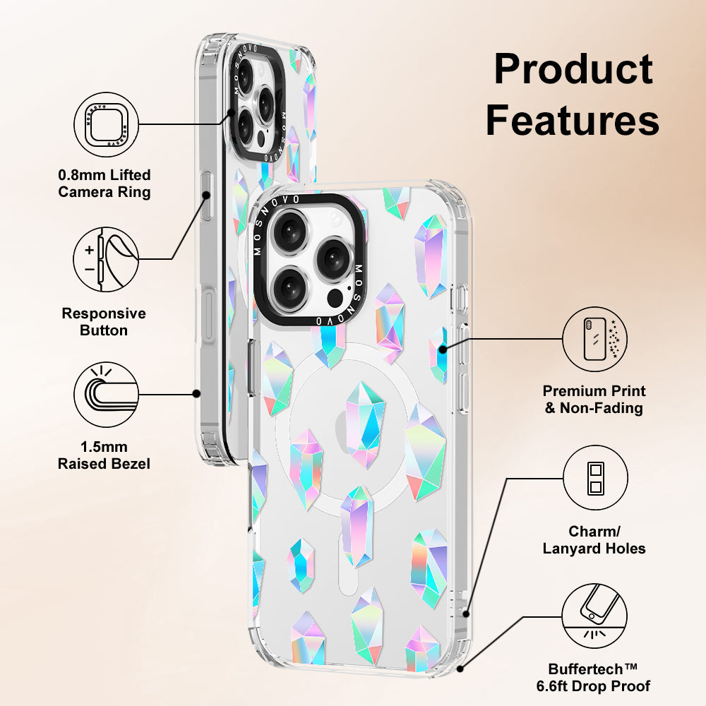 Gradient Diamond Phone Case - iPhone 16 Pro Max Case - MOSNOVO