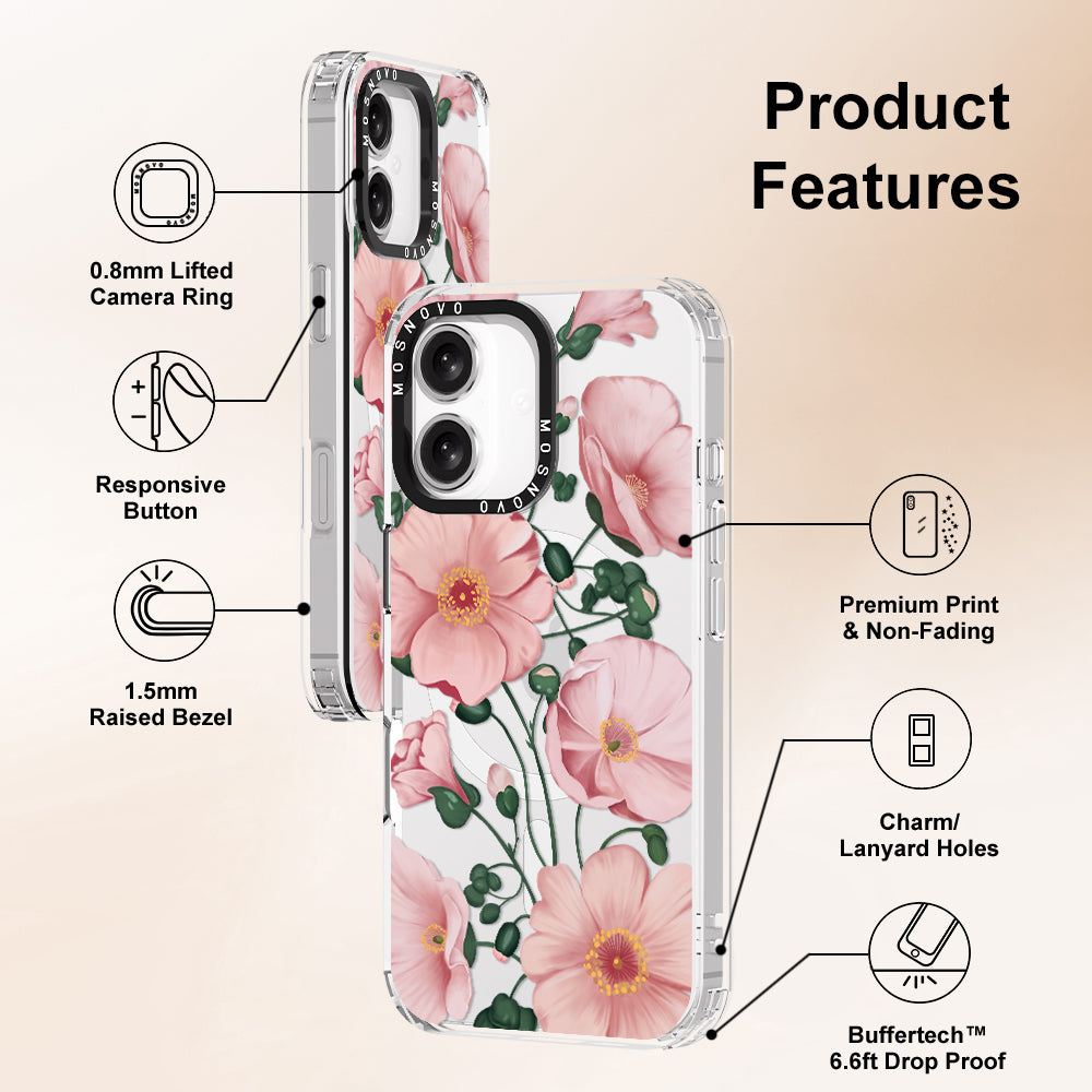 Calandrinia Phone Case - iPhone 16 Plus Case - MOSNOVO