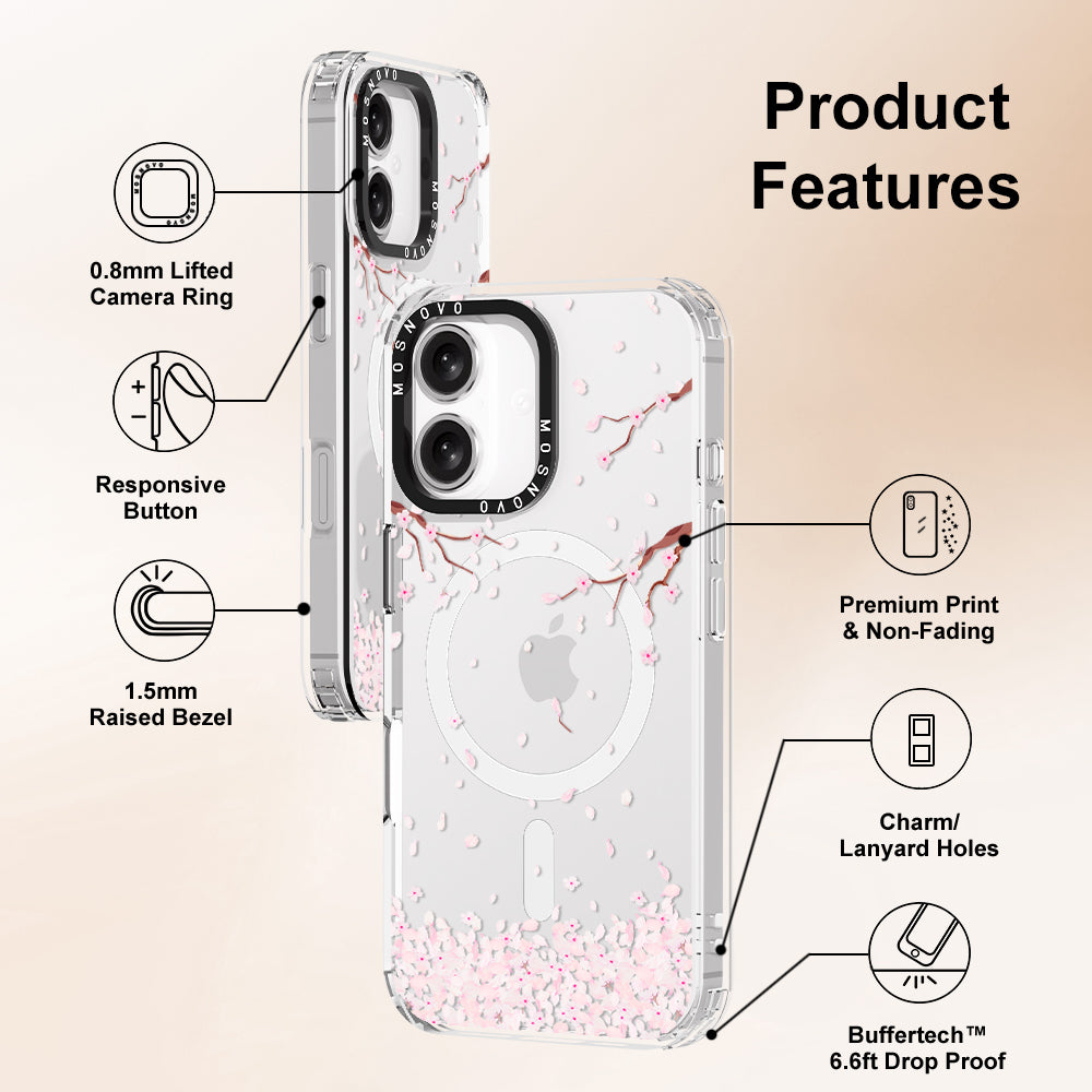 Sakura Phone Case - iPhone 16 Case - MOSNOVO