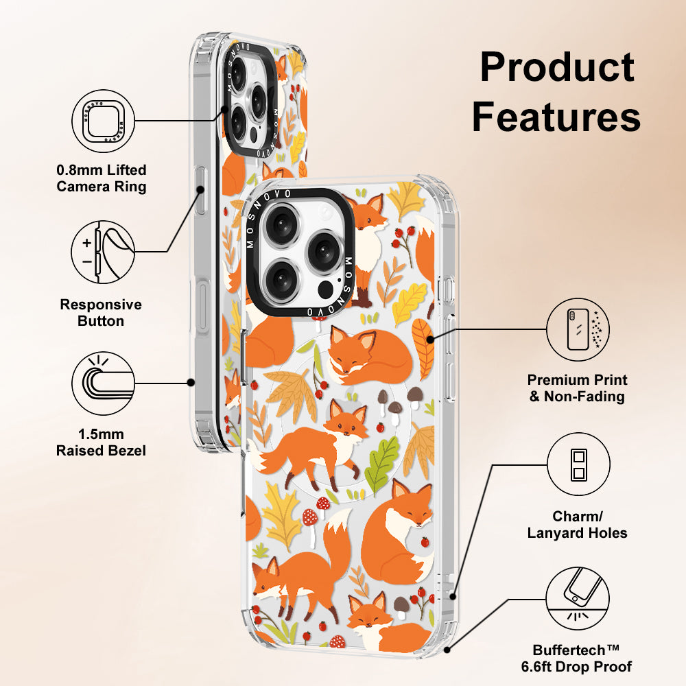 Autumn Fox Phone Case - iPhone 16 Pro Max Case - MOSNOVO