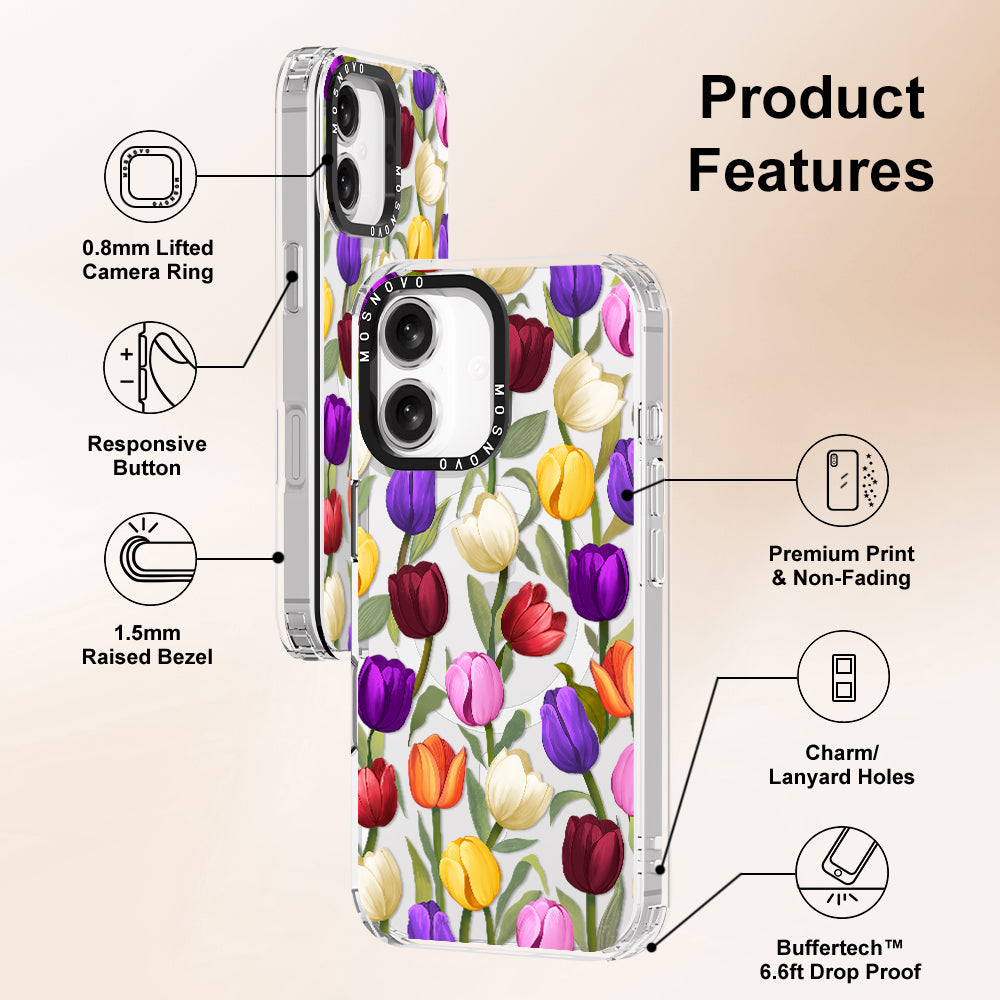 Tulip Phone Case - iPhone 16 Case - MOSNOVO