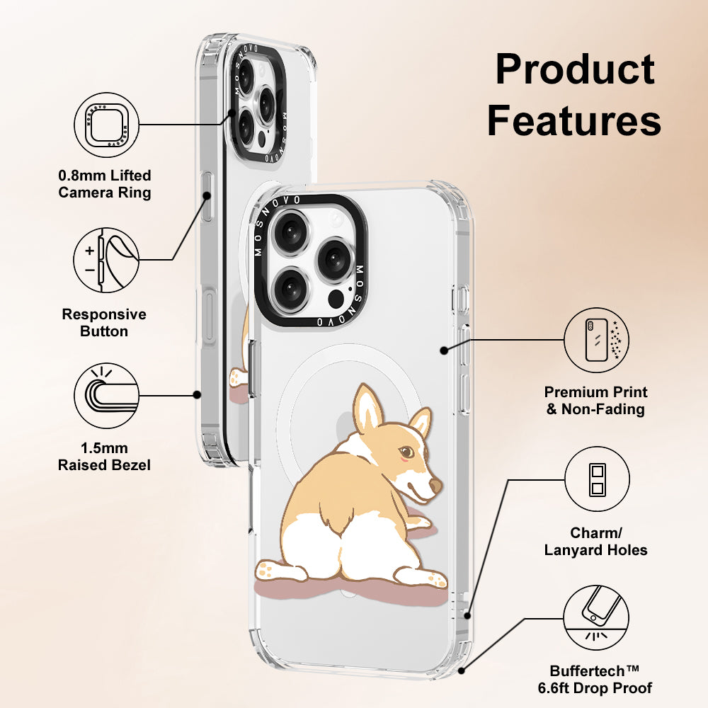 Corgi Dog Phone Case - iPhone 16 Pro Max Case - MOSNOVO