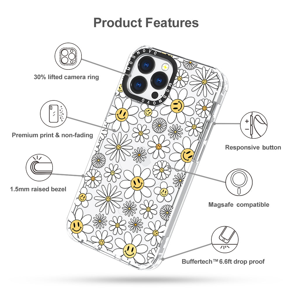 Happy Daisy Blooms Phone Case - iPhone 13 Pro Max Case