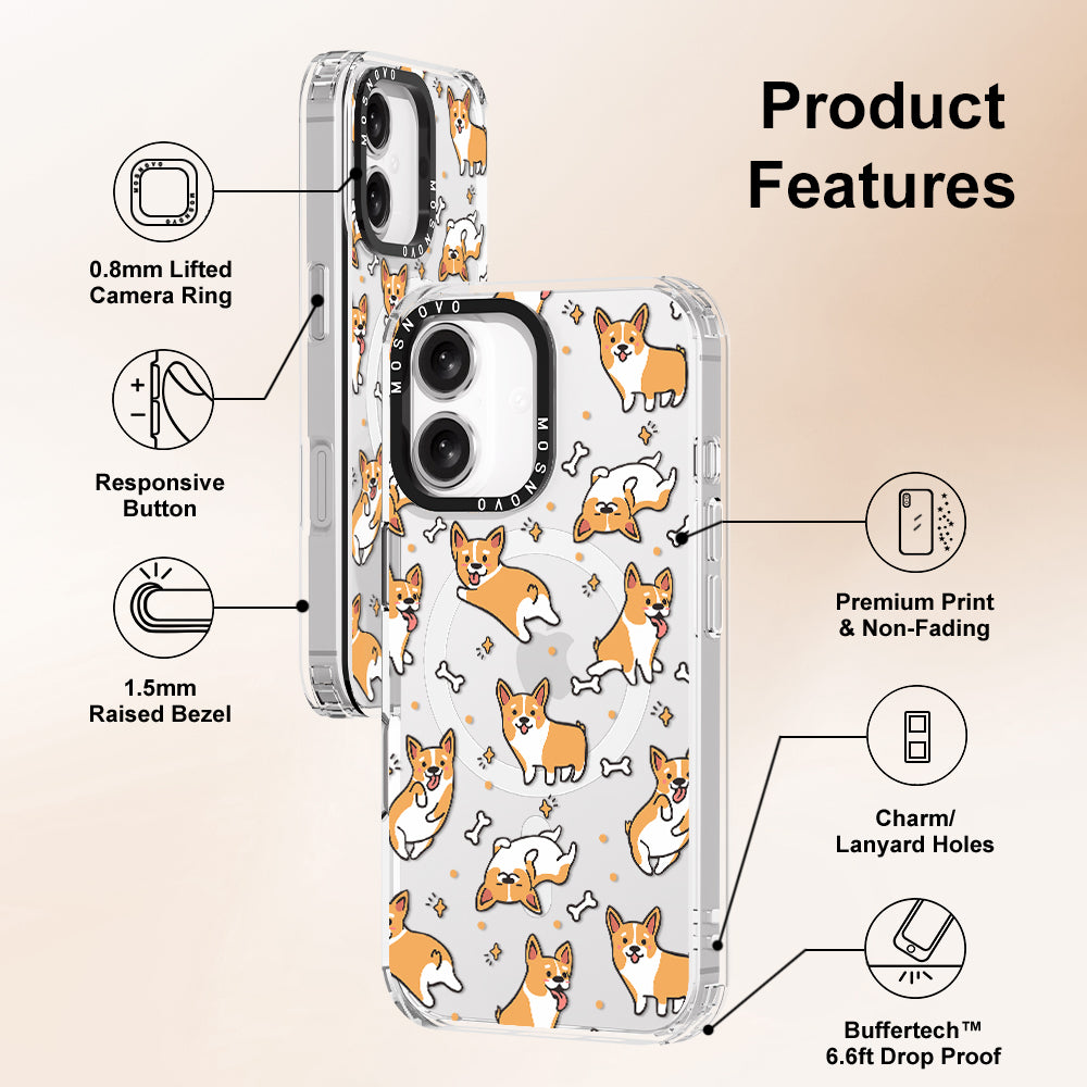 Corgi Phone Case - iPhone 16 Case - MOSNOVO