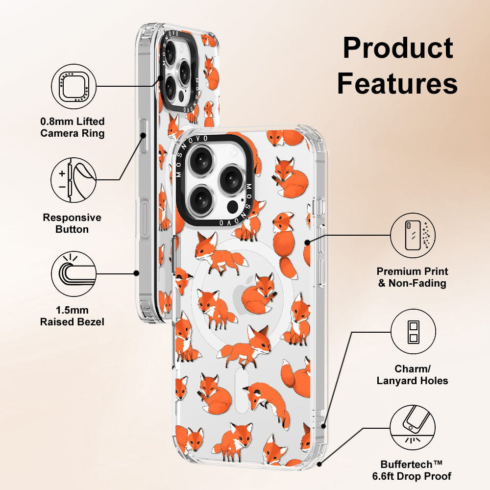 Fox Phone Case - iPhone 16 Pro Max Case - MOSNOVO