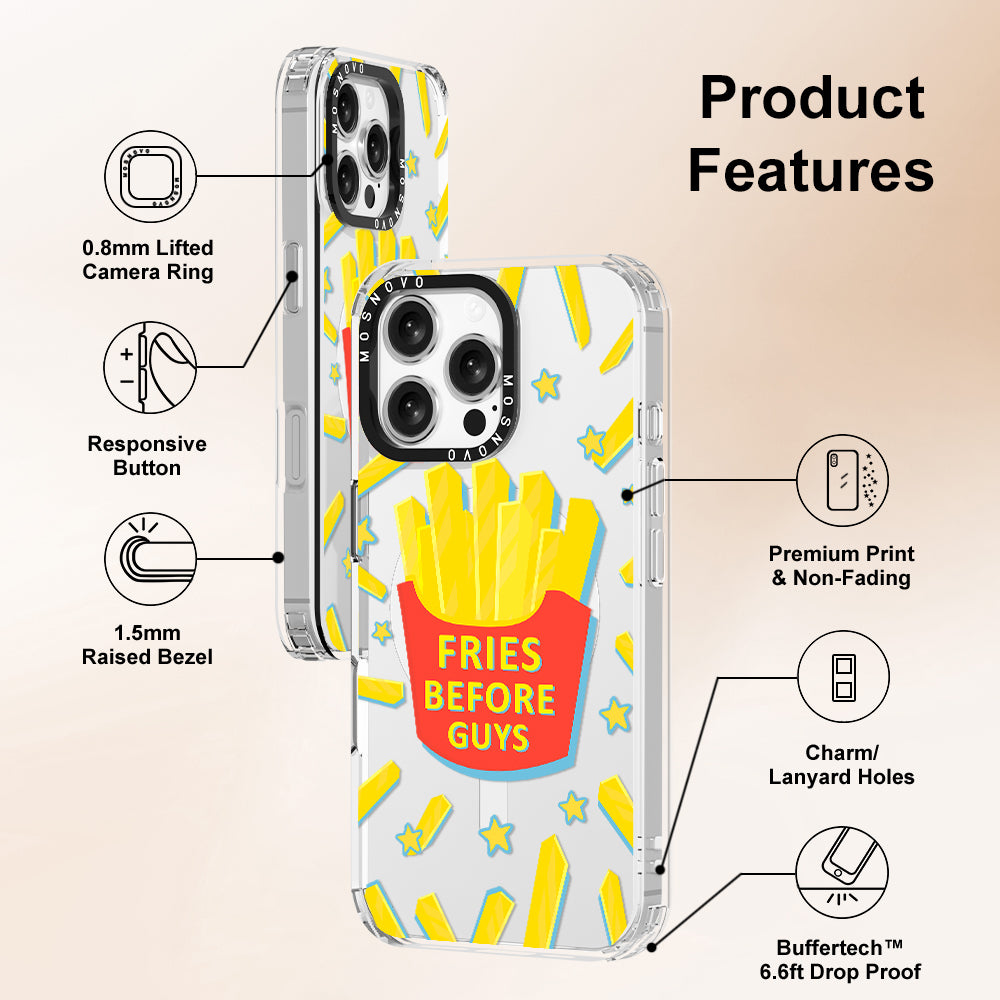 Fries Before Guys Phone Case - iPhone 16 Pro Max Case - MOSNOVO